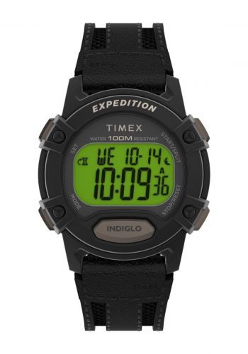 ساعة يد رقمية رجالية باللون الاسود من تايمكس Timex TW4B25200 Men's Watch
