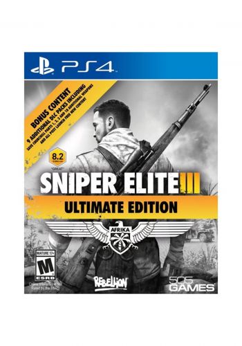 Sniper Elite III Ultimate Edition PS4 Game 4 لعبة لجهاز بلي ستيشن