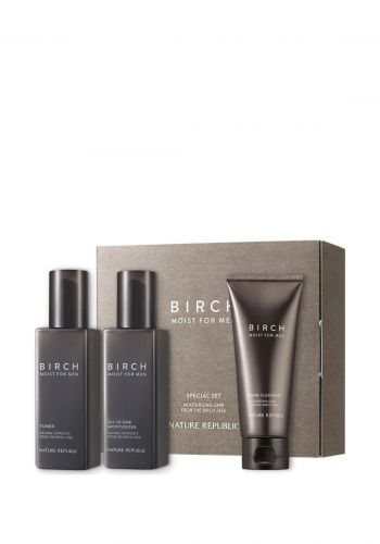 مجموعة العناية بالبشرة للرجال من نيجر ريببلك Nature Republic Birch Moist For Men Special Set