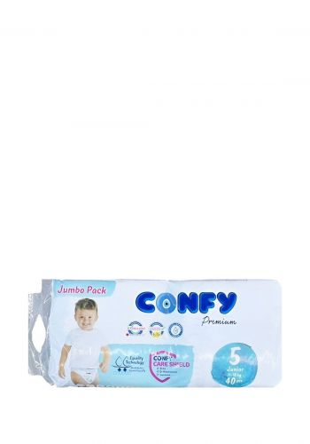 حفاظات اطفال 40 قطعة رقم 5 من كونفي Confy Baby diapers 