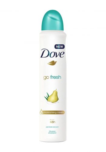 بخاخ معطر للجسم مزيل للتعرق للنساء 250 مل من دوف Dove Go Fresh Pear Aerosol Antiperspirant Deodorant
