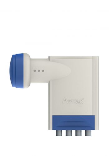 Aswar AS-LNB-KU4A 4 Output Signal Receiver  جهاز استقبال الاشارة رباعي المخرج من اسوار