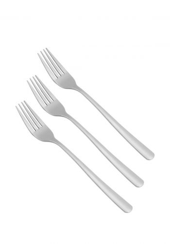 سيت شوكة طعام 3 قطع من رويال فورد Royalford RF7232 Stainless Steel 2mm Dinner Fork Set