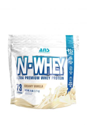 بروتين 2.27 كغم بنكهة الفانيلا الكريمية من اي ان اس بيرفورمانس ANS Performance N-WHEY Ultra Premium Whey Protein