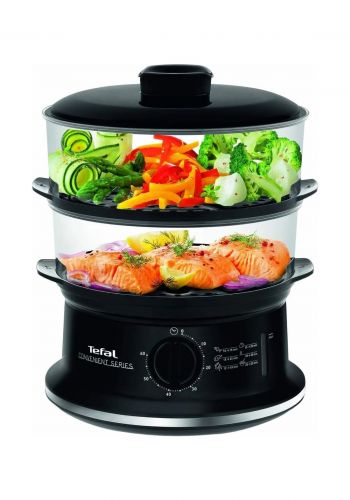 جهاز طهي بالبخار 6 لتر 800 واط من تيفال Tefal VC139865 2in1 Mini Compact  Steam Cooker 
