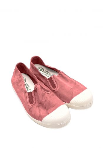 حذاء نسائي صديق للبيئة باللون الوردي من نتجرال وورد ايكو  Natural World Eco Woman Shoes