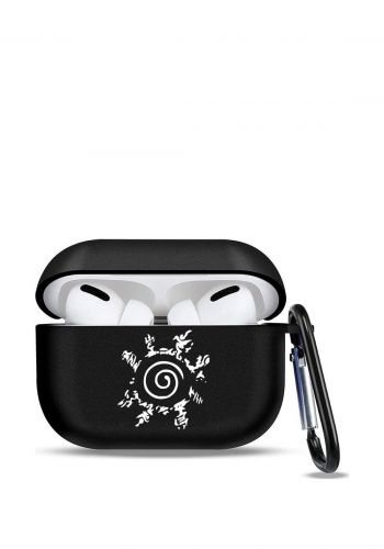 حافظة سماعة ايربود برو 2 بطبعة شعار ختم الكييوبي من انمي  ناروتو  Silicon Anime Airpods Pro 2 Case