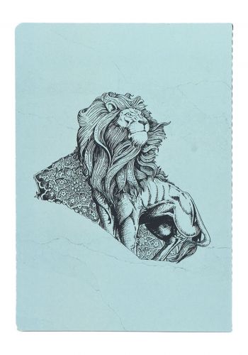 دفتر ملاحظات برسمة الأسد العراقي 48 صفحة من زقاق 13 Zuqaq13 Lion  Notebook	