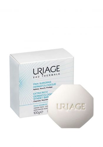 صابون مرطب لجميع أنواع البشرة 100 غرام من يورياج Uriage Pain Surgras Dermatologique Soap