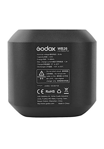 Godox wb26 battery For ad600pro wb26 بطارية فلاش كامرة