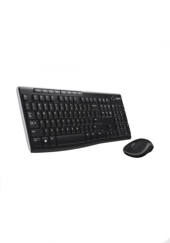 كيبورد عربي وانكليزي وماوس لاسلكي- Logitech MK270 Wireless Keyboard and Mouse Combo