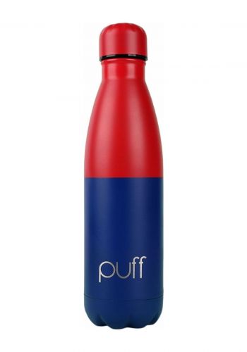 قنينة معدنية بسعة 500 مل من باف Puff Red & Navy Blue Bottle 