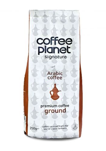 قهوة عربية مطحونة 250 غم من كوفي بلانيت Coffee Planet Premium Arabic Coffee Ground 