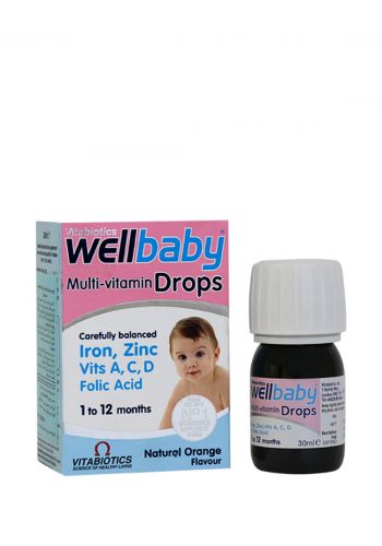 قطرات صحية للأطفال (من عمر شهر الى سنة) متعددة الفيتامينات Well Baby Multi-Vitamin Drops