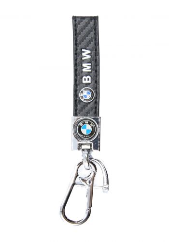 Leather Carbon Keychain -Bmw ميدالية مفاتيح كاربون جلد شعار بي ام دبيلو