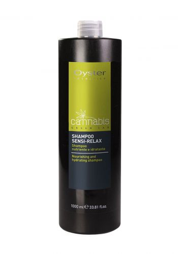 شامبو مقوي ومرطب للشعر برائحة المسك 1000 مل من أويستر Oyster Shampoo Green Lap Sensi-Relax

