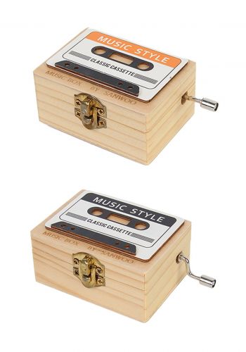 Box Music صندوق الموسيقى الخشبي