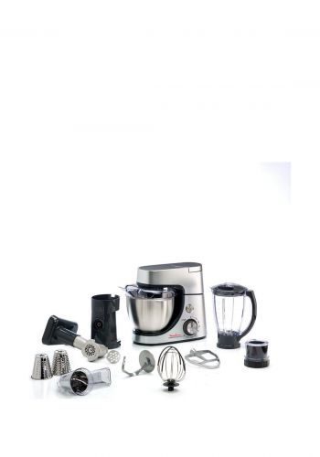 عجانة كهربائية  1100 واط مع وعاء سعة 4.6 لتر من مولينكس Moulinex QA513D27 Electric Mixer