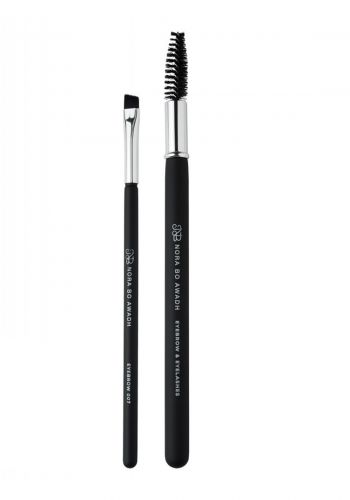 فرشاة الحواجب رقم 007 قطعتين من نوره بو عوض Nora Bo Awadh Eyebrow Brush