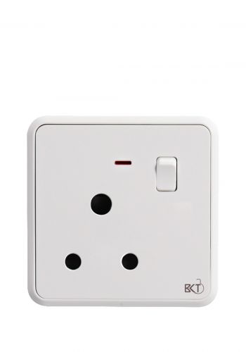 مقبس كهربائي دائري مع نيون - سويج بلك من بي ال تي 
BLT- 1 G 15A round pin socket with switch &neon