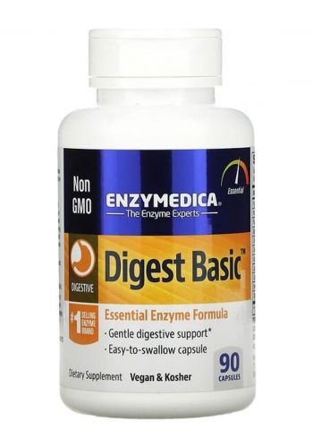 تركيبة إنزيمية أساسية 90 كبسولة من انزيميديكا Enzymedica Digestive Basic Essential Enzyme Formula Dietary Supplement