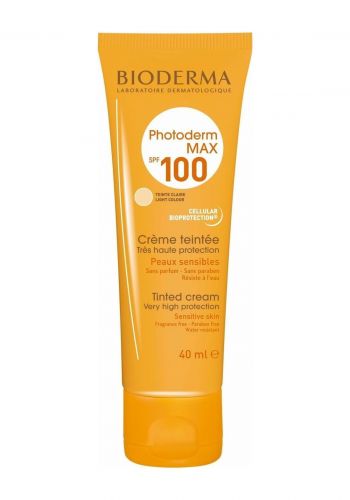 واقي شمس مناسب للبشرة الجافة  40 مل من بايوديرما Bioderma Photoderm MAX Cream SPF 100+ 