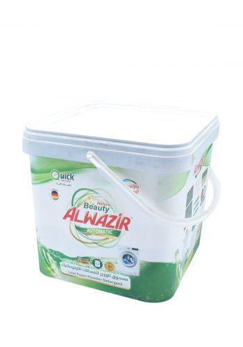 مسحوق غسيل الملابس للغسالة الاوتوماتيك 3.6 كغم من الوزير Alwazir Low Foam Powder Detergent
