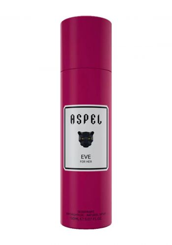 بخاخ مزيل العرق ايف للنساء 150 مل من اسبيل Aspel Eve Deo Spray For Women