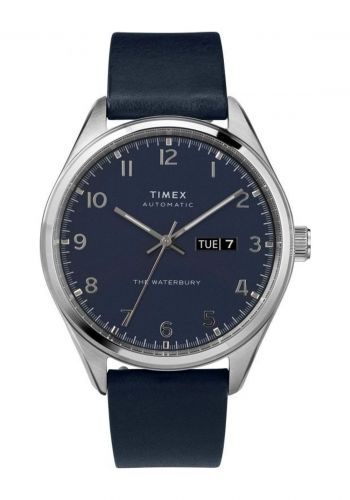 ساعة رجالي باللون النيلي من تايمكس Timex TW2U11400 Men's Waterbury Watch