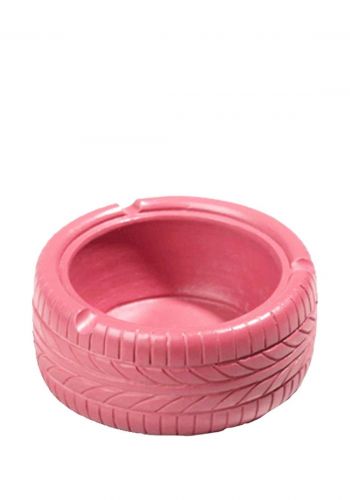 نفاضة سجائر بشكل اطار سيارة باللون الوردي من حانوت Hanoot Tire Ashtray 