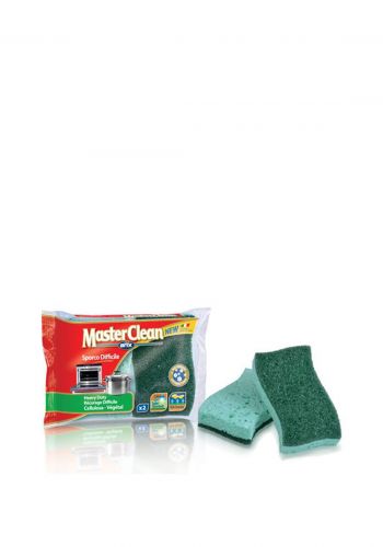إسفنجة سليلوز لتنظيف الاواني  2 قطع من اريكسArix Master Clean Heavy Duty Cellulose Sponge Scourer