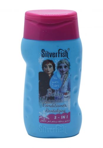 شامبو ومكيف ومنعم شعر فروزن للاطفال 236 مل من سلفر فش Silverfish 3-In-1 Shampoo, Conditioner, Revitalizing