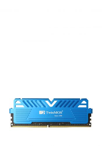 ذاكرة عشوائية بسعة 16 كيكابايت  TwinMOS TornadoX6 DDR4 U-DIMM for Desktop-Blue 3200MHZ
