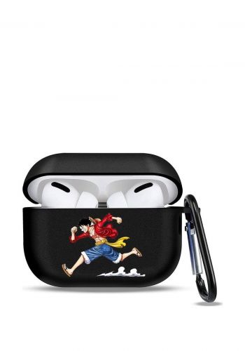 حافظة سماعة ايربود برو 2 بطبعة شخصية لوفي من انمي وان بيس  Silicon Anime Airpods Pro 2 Case