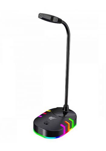 Havit GK58B RGB Gaming Microphone - Black مايكرفون العاب من هافيت