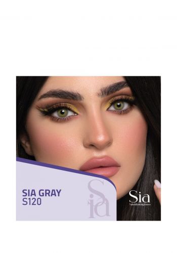 عدسات سنوية لون اخضر درجة  S120 من سيا  Sia Gray Contact Eye Lenses