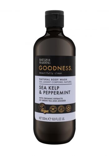 غسول للجسم بخلاصة الاعشاب البحرية والنعناع 500 مل من بايليس اند هاردينج ‎Baylis & Harding Body wash 