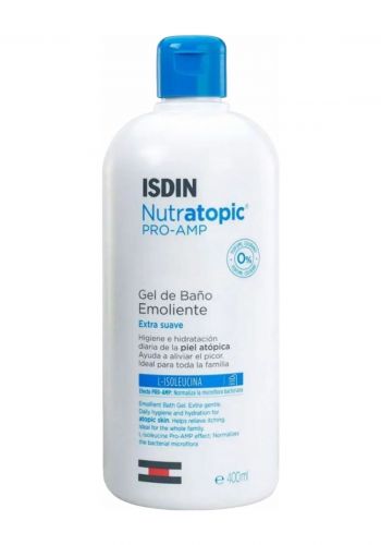 جل استحمام للبشرة المتهيجة 400 مل من ايسدين Isdin Nutratopic PRO-AMP Gel Extra Soft
