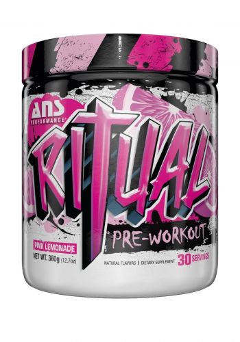 مكمل غذائي 360 غم بنكهة الليمون من اي ان اس بيرفورمانس ANS Performance Ritual Pre-workout 