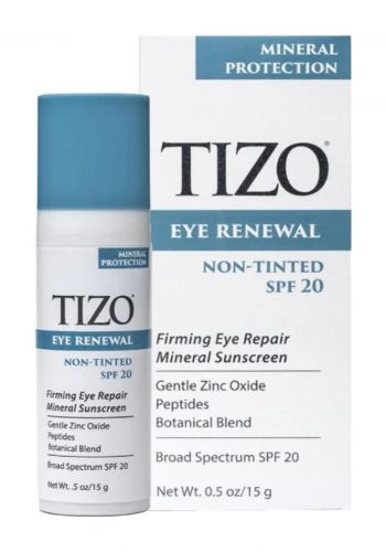 كريم للعيون بدون لون 15 غم من تيزو Tizo Eye Renewal Non-Tinted SPF 20