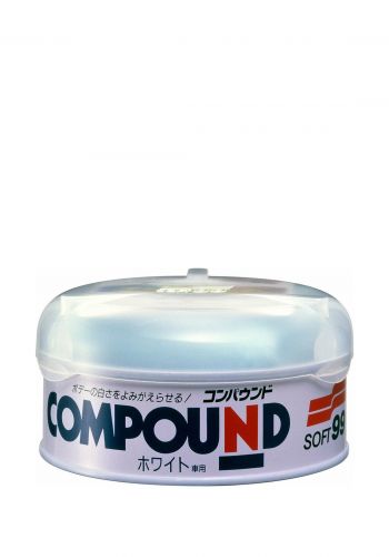 شمع لازالة الخدوش وتصحيح الطلاء 200 غرام من  سوفت 99 Soft99 Rubbing Compound For White Finishing 