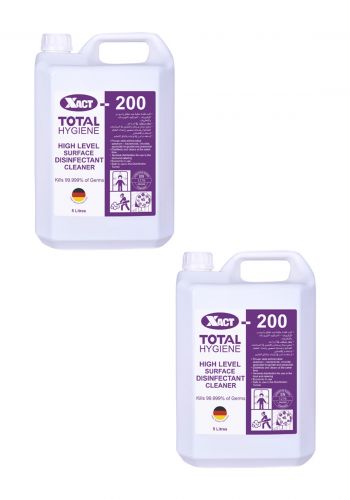 Xact Hygiene Surface Disinfectant سائل تنظيف الاسطح 5 لتر 2 قطعة من اكزاكت
