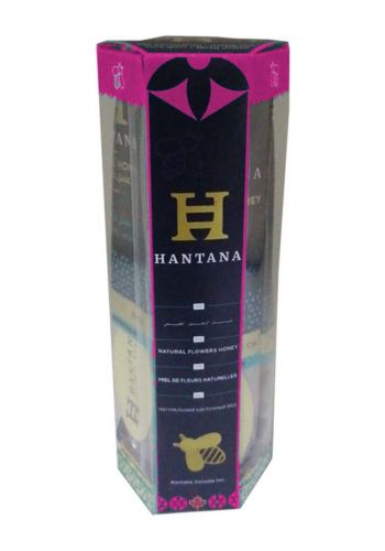 مجموعة عسل الزهور الطبيعي 6 ملعقة  من هانتانا Hantana Natural Flower Honey 
