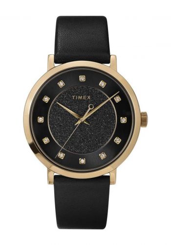 ساعة نسائية باللون الاسود من تايمكس Timex TW2U41200 Ladies Celestial Opulence Watch