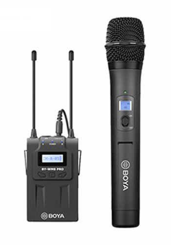 boya by-wm8 pro-k3 UHF Wireless Microphone System-Black نظام ميكروفون لاسلكي من بويا