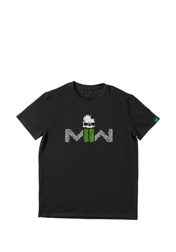 تيشيرت لكلا الجنسين اسود اللون بطبعة Modren Warfare من بيتا  Beta T-Shirt