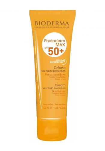 واقي شمس مناسب للبشرة الجافة  40 مل من بايوديرما Bioderma Photoderm MAX Cream SPF 50+ 