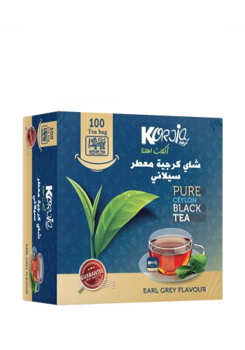 شاي سيلاني معطر 100 قطعة من كرجية Korjia Tea Teabags