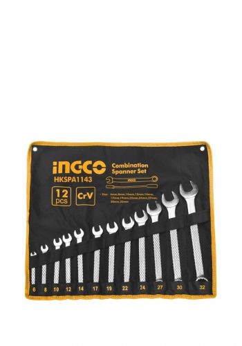 سيت سبانة 12 قطعة من انجيكو Ingco HKSPA1143 spanner set