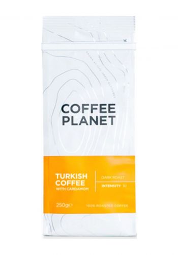 قهوة تركية مع الهيل  250 غم من كوفي بلانيت Coffee Planet Ground Coffee Turkish with Cardamom  